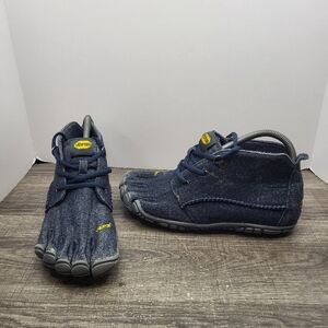 Vibram FiveFingers CVT Wool Shoes Navy Denim Gray 15M5801 Sz 40 / 8-8.5 US